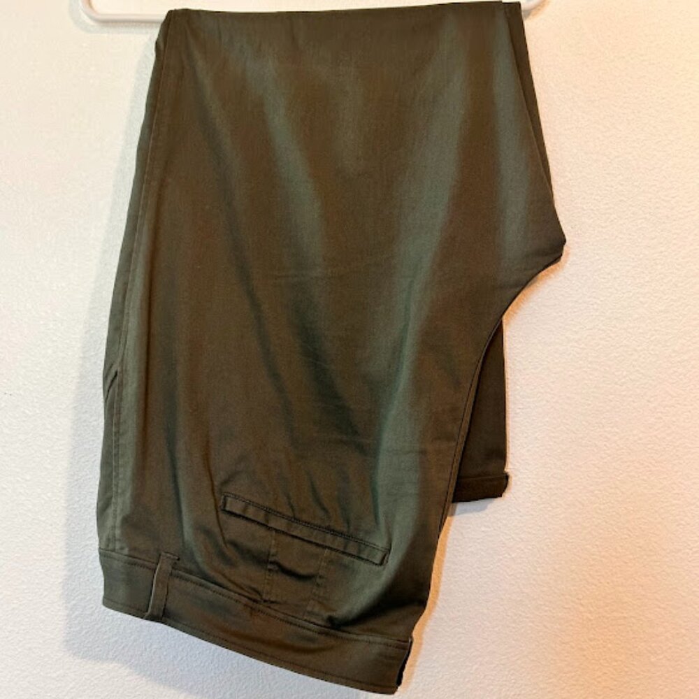 Market and Spruce 24W chinos with rolled cuffs